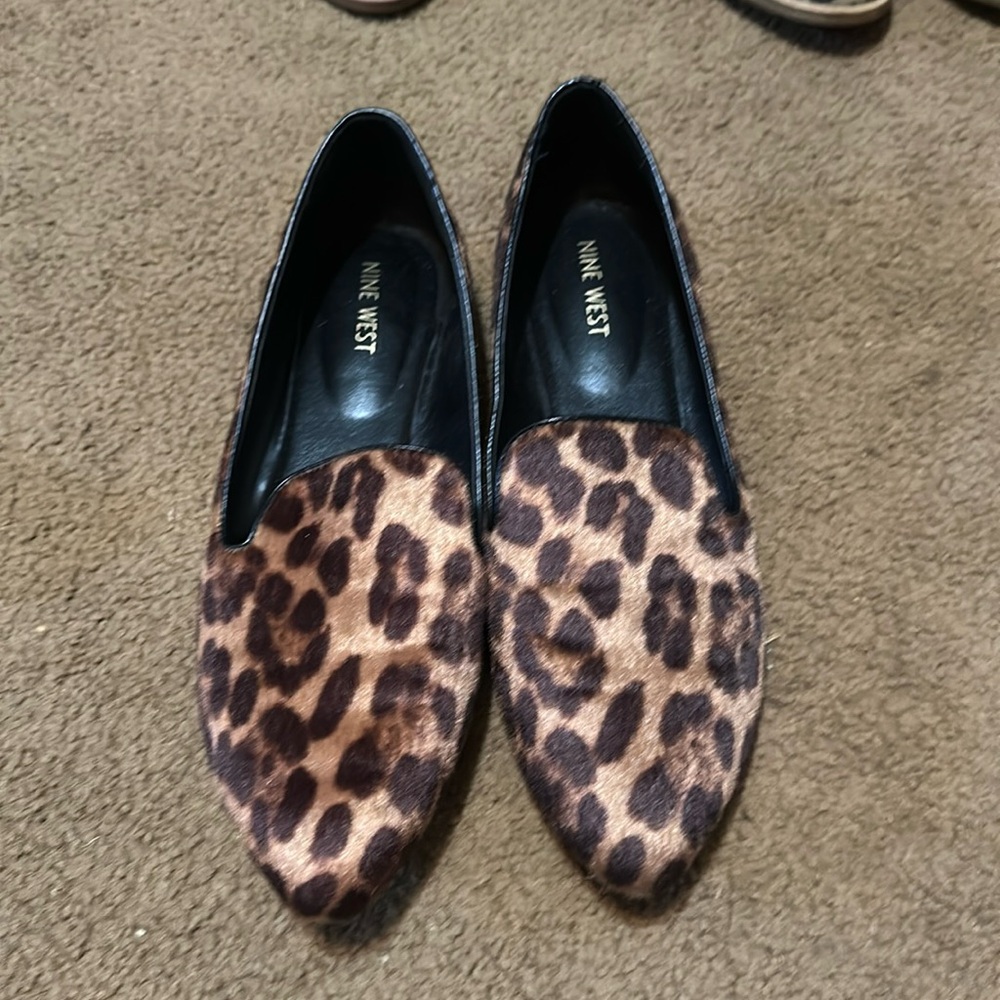 Nine West Animal Print Loafers